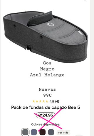 Capotas Bugaboo Donkey 2 y 3