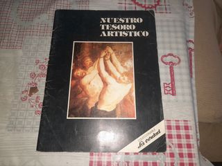 Álbum de cromos completo Nuestro Tesoro Artístico.