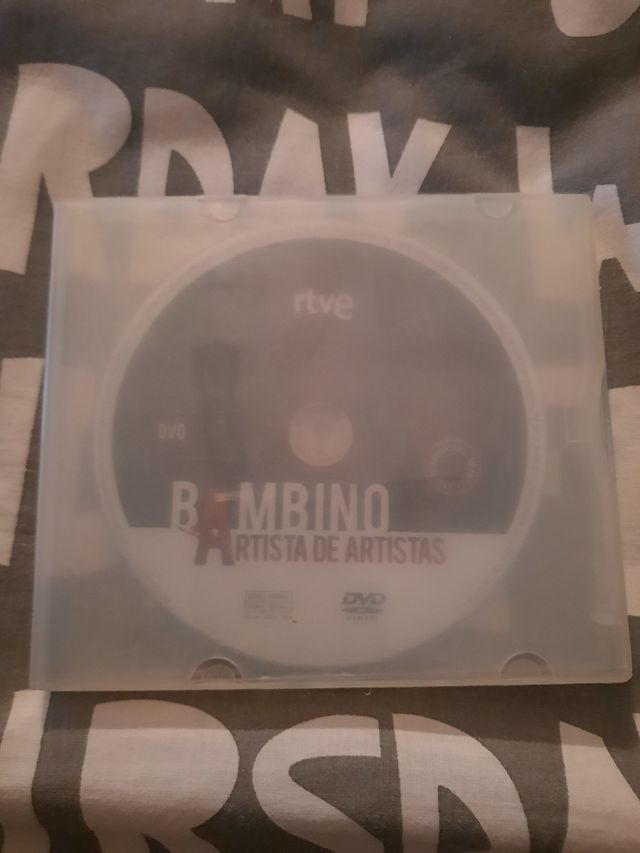 BAMBINO DVD ARTISTA DE ARTISTAS PROMOCIONAL NUEVO