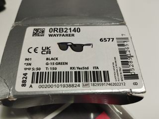 Ray Ban Wayfarer negras