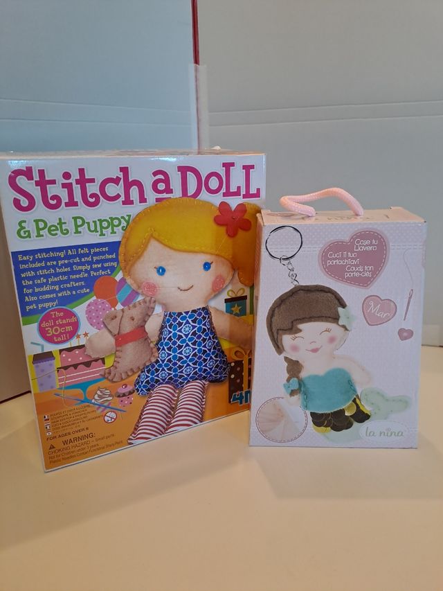 Bamboline in stoffa da cucire