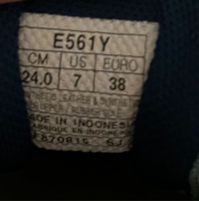 Deportivas Asics pádel talla 38