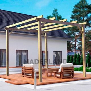 Pérgola de Madera Pino Nórdico 4x4