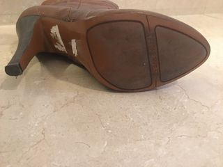 Botines de piel marron nuevos