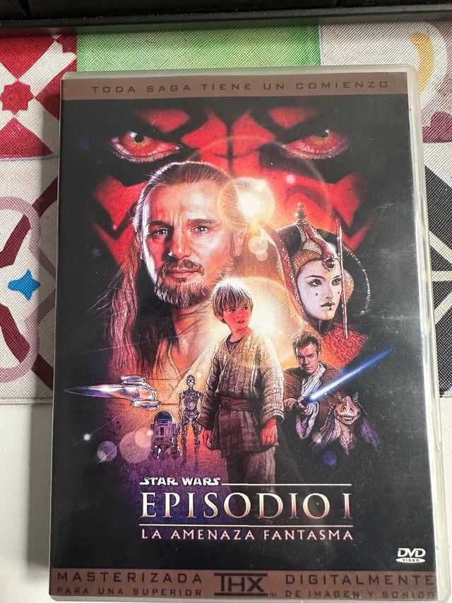 DVD Star Wars la amenaza fantasma.
