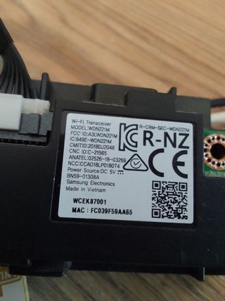 Tira led , altavocesmódulo wifi, botonera 40nu7215