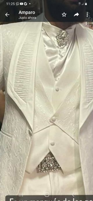 traje d novio con chakeco i camisa
