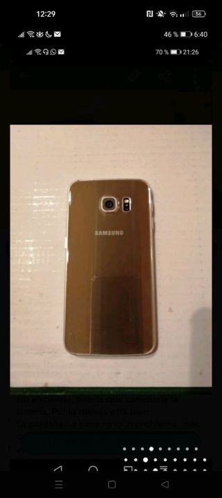 Samsung galaxy s6 edge ESTROPEADO