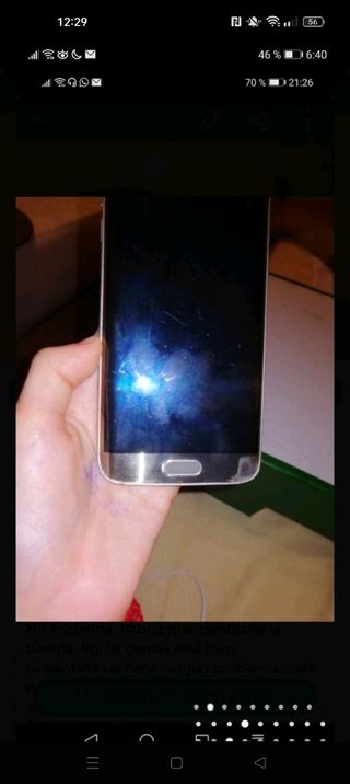 Samsung galaxy s6 edge ESTROPEADO