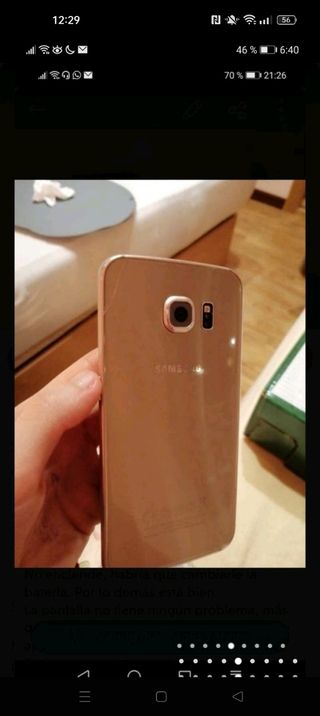 Samsung galaxy s6 edge ESTROPEADO