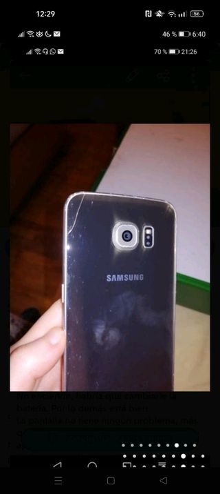 Samsung galaxy s6 edge ESTROPEADO
