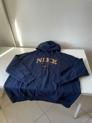 Hoodie Nike oversize college Rétro Athletics navy
