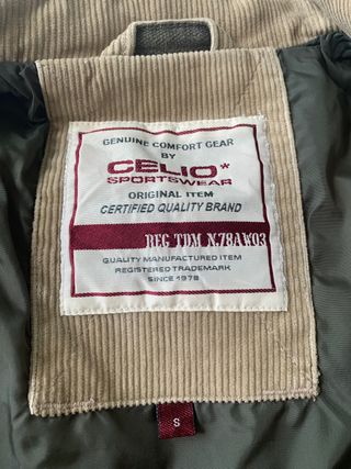 Chaleco de pana