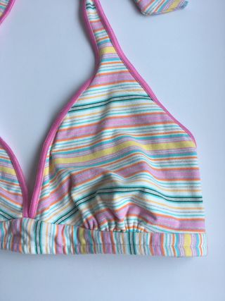 Bikini rayas de colores. Women secret