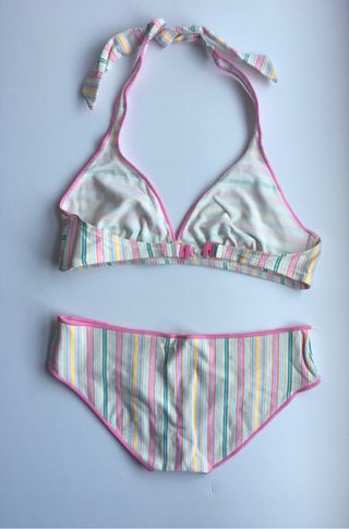 Bikini rayas de colores. Women secret