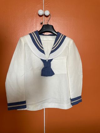 Traje de comunión de lino