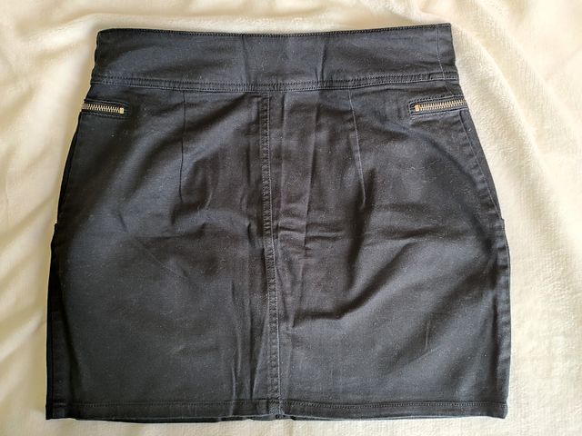 Falda tubo negra de H&M