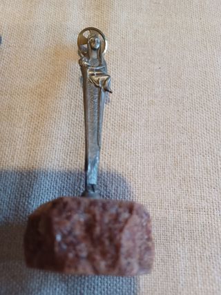 2 STATUINE IN PELTRO VINTAGE