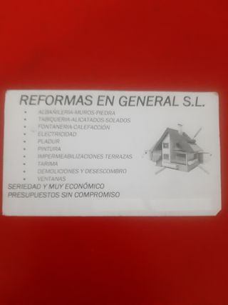 reformas  en general