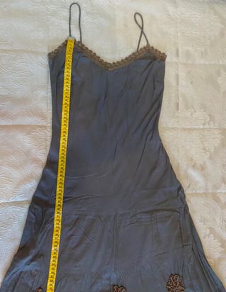 Vestido tirantes gris Zara Basic Nuevo