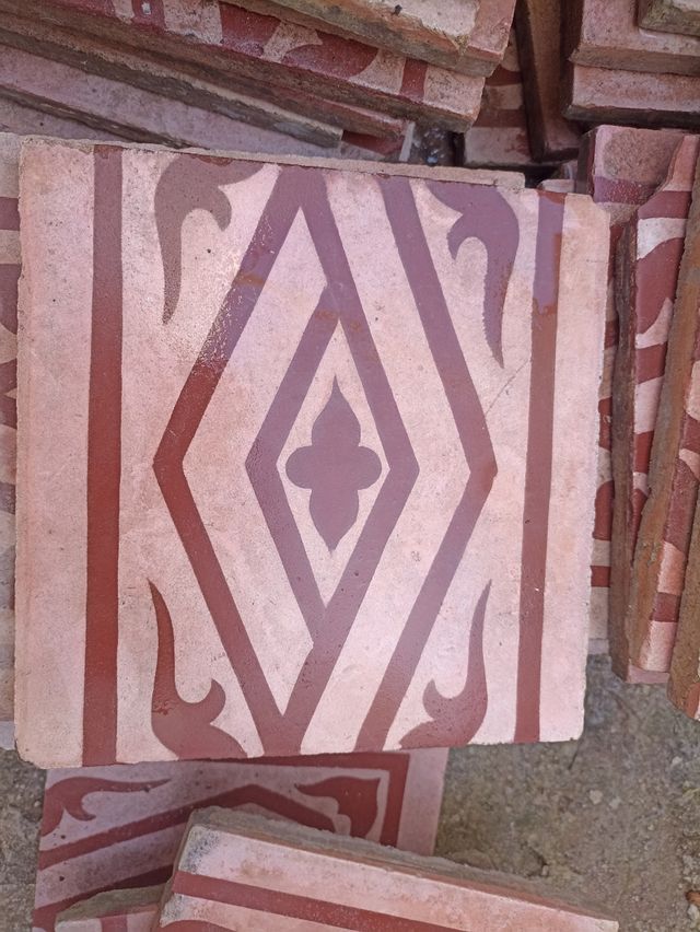 ladrillo baldosa hidráulico modernista .pesa bast