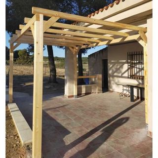Pérgola madera laminada 4x3m. Envio incluido