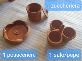 Servizio completo in terracotta