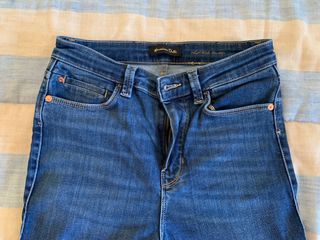 Vaquero elástico pitillo azul, Massimo Dutti, t.38