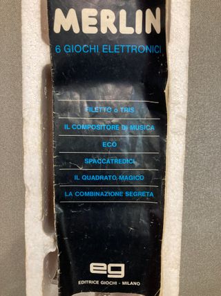 MERLIN Miro (Editrice Giochi)Vintage '80