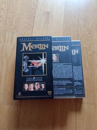 2 Cassette video VHS MERLÍN