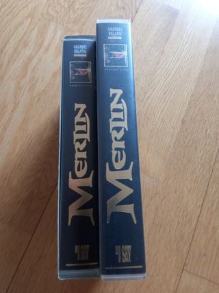 2 Cassette video VHS MERLÍN