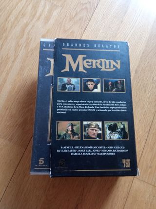 2 Cassette video VHS MERLÍN