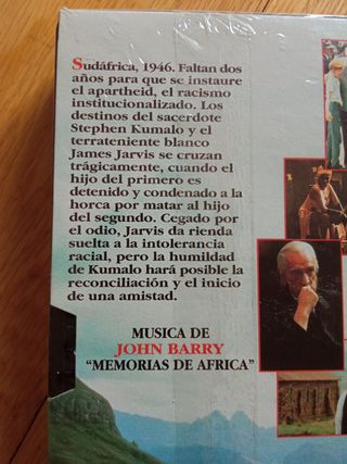 Cassette video VHS Llanto por la tierra amada