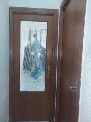 puertas de Madera con cristal 72.5 x 203