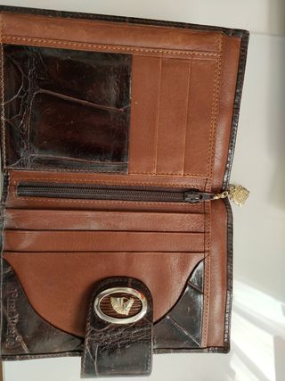 Cartera de PielVieja auténtica.