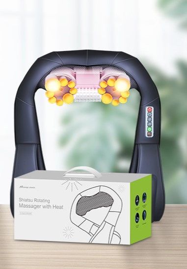 Masajeador con función calor.