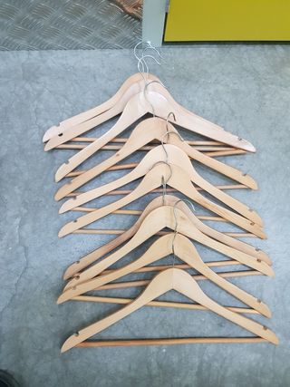 10 Perchas madera