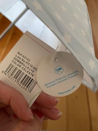 NUEVA-Sombrilla estrellas celeste Tuc Tuc