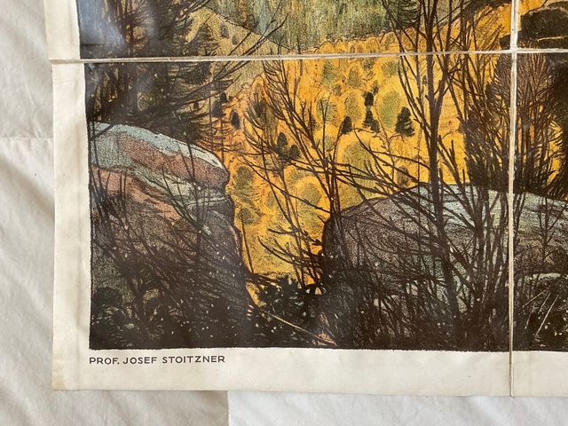 Cartel pintura Josef Stoitzner