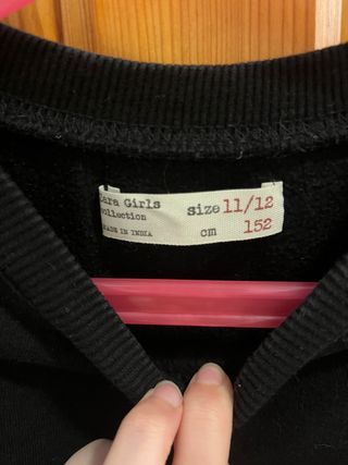 Sudadera gruesa negra