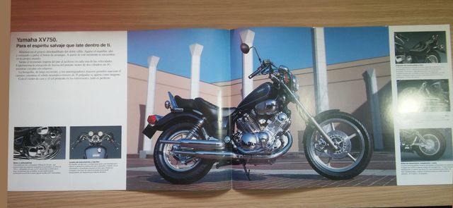 YAMAHA Virago XV 750 Catalogo.Lo recibes 24h.po 5€