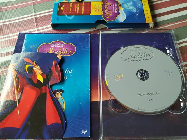 DVD Aladín Disney edición musical