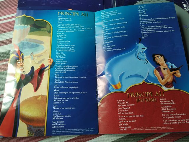 DVD Aladín Disney edición musical