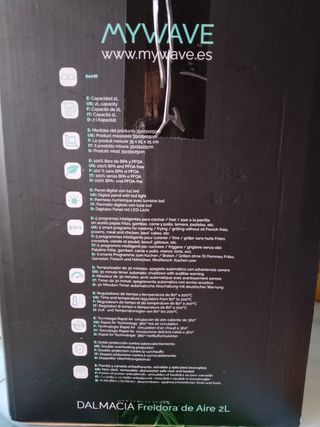 Freidora de aire MYWAVE DALMACIA 2L