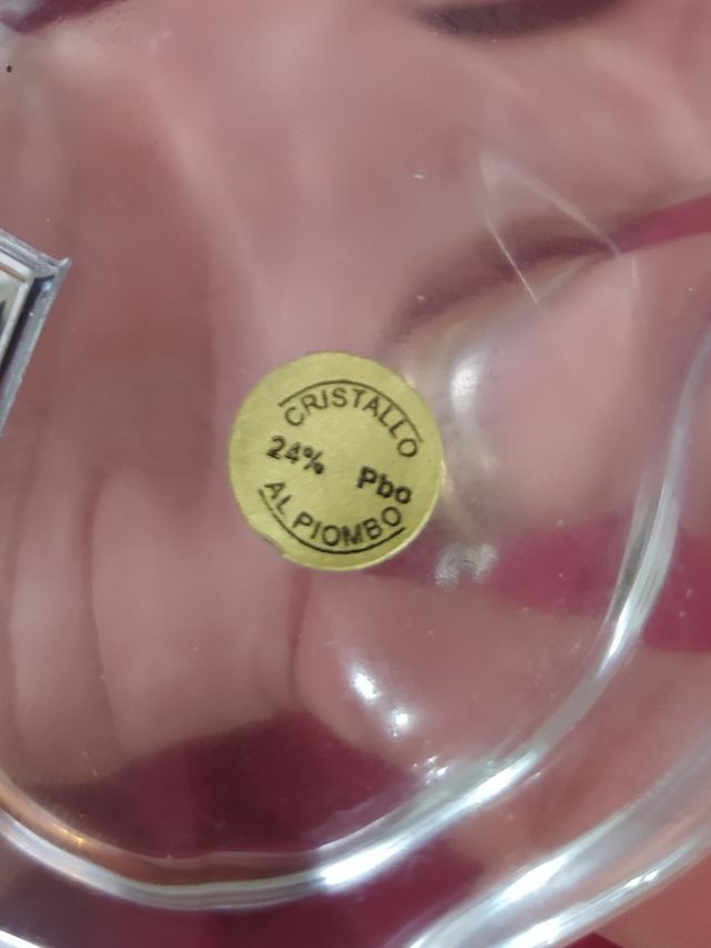 portaconfetti di cristallo, Valentino