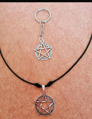 colgante pentagrama unisex