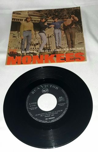 LOTE 5 SINGLES GUATEQUE POP DISCOS VINILO