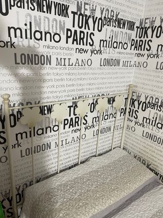 Cabezal cama de forja 90