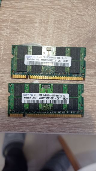Memoria RAM 2 GB Samsung