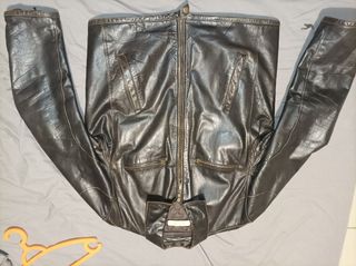 Cazadora cuero hombre